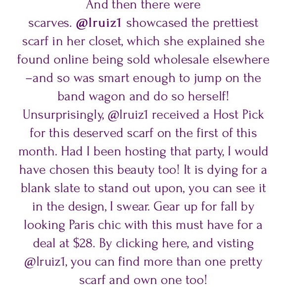 Lightweight Paris Print Scarf - Picture 7 of 8